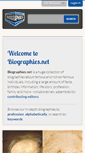 Mobile Screenshot of biographies.net